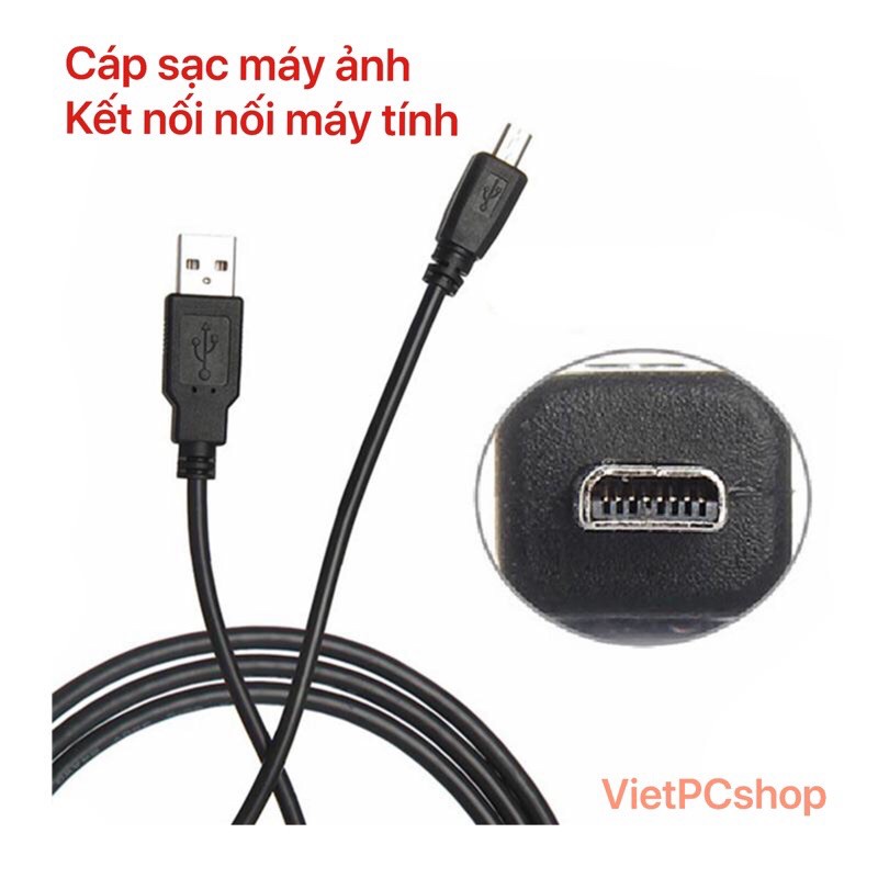 Cáp USB cho máy ảnh Sony Nikon Panasonic Olympus