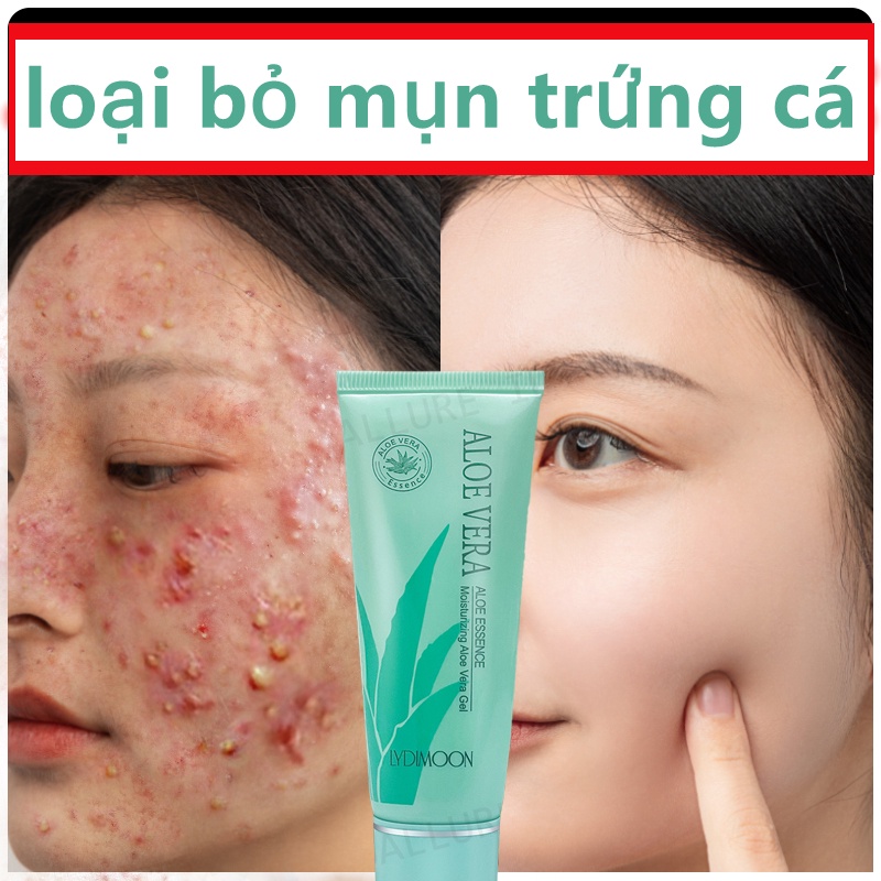 Gel nha đam lô hội gel lô hội nha đam aloe vera dưỡng da đa năng , dưỡng ẩm kiềm dầu, nâng tone, trẻ hóa da 99% 40g