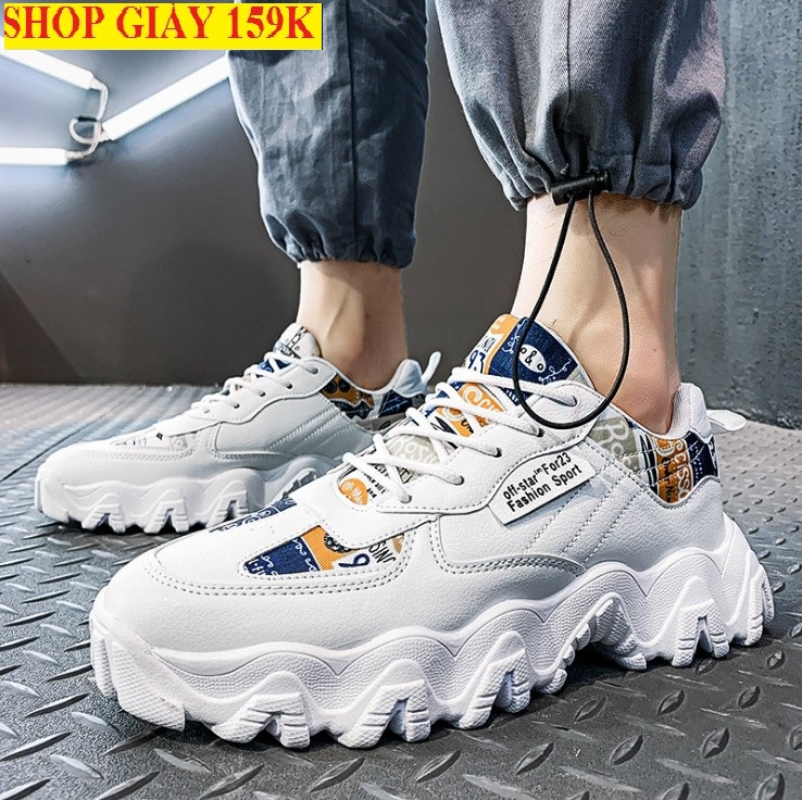 Giày Thể Thao Nam Sneaker Hot Trend 2022 VUA GIÀY - 364, Kiểu Dáng Năng Động Trẻ Trung, Chất Liệu Cao Su Tổng Hợp Bền Đẹp, Êm Chân