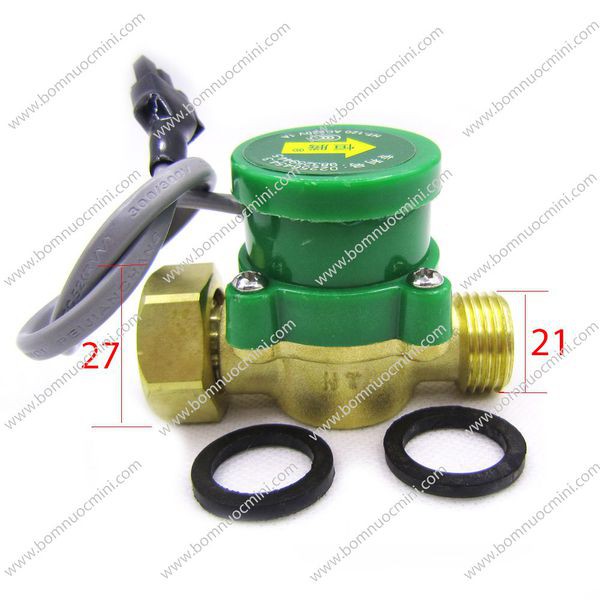 Công tắc van cảm biến dòng chảy ren 21 - 27 220v