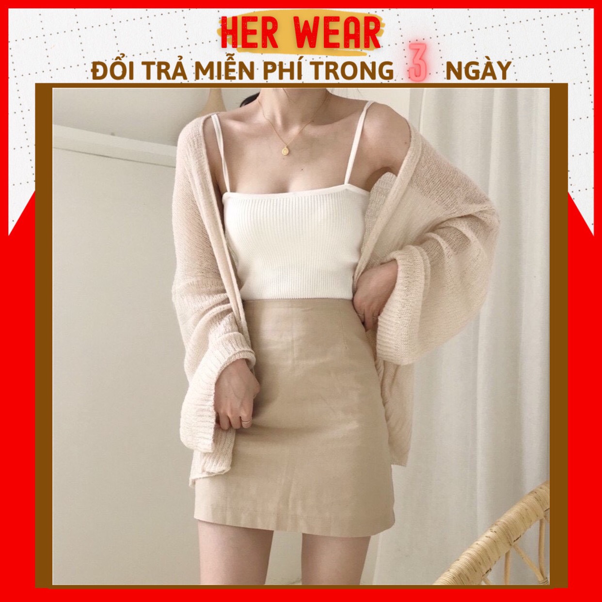 Áo Khoác Cardigan len mỏng, Áo Khoác Cardigan Nữ Hàn Quốc siêu đẹp