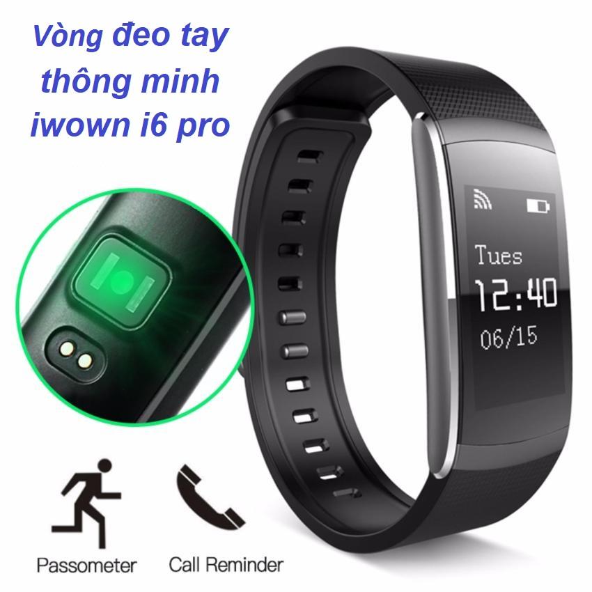 Vòng đeo tay thông minh iwown i6 pro-heo Dõi Sức Khỏe 24/7. Đo nhịp tim.,đo nồng độ oxy trong máu,theo dõi giấc ngủ,đo huyết áp liên tục,đồng bộ với điện thoại-Sale sốc 50%,giao hàng toàn quốc bởi May Store.