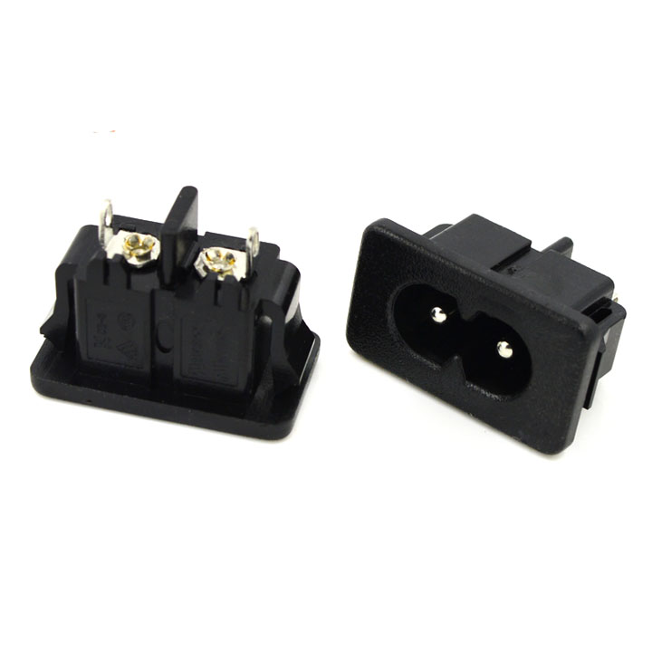 Jack nối nguồn 220v 2 chân