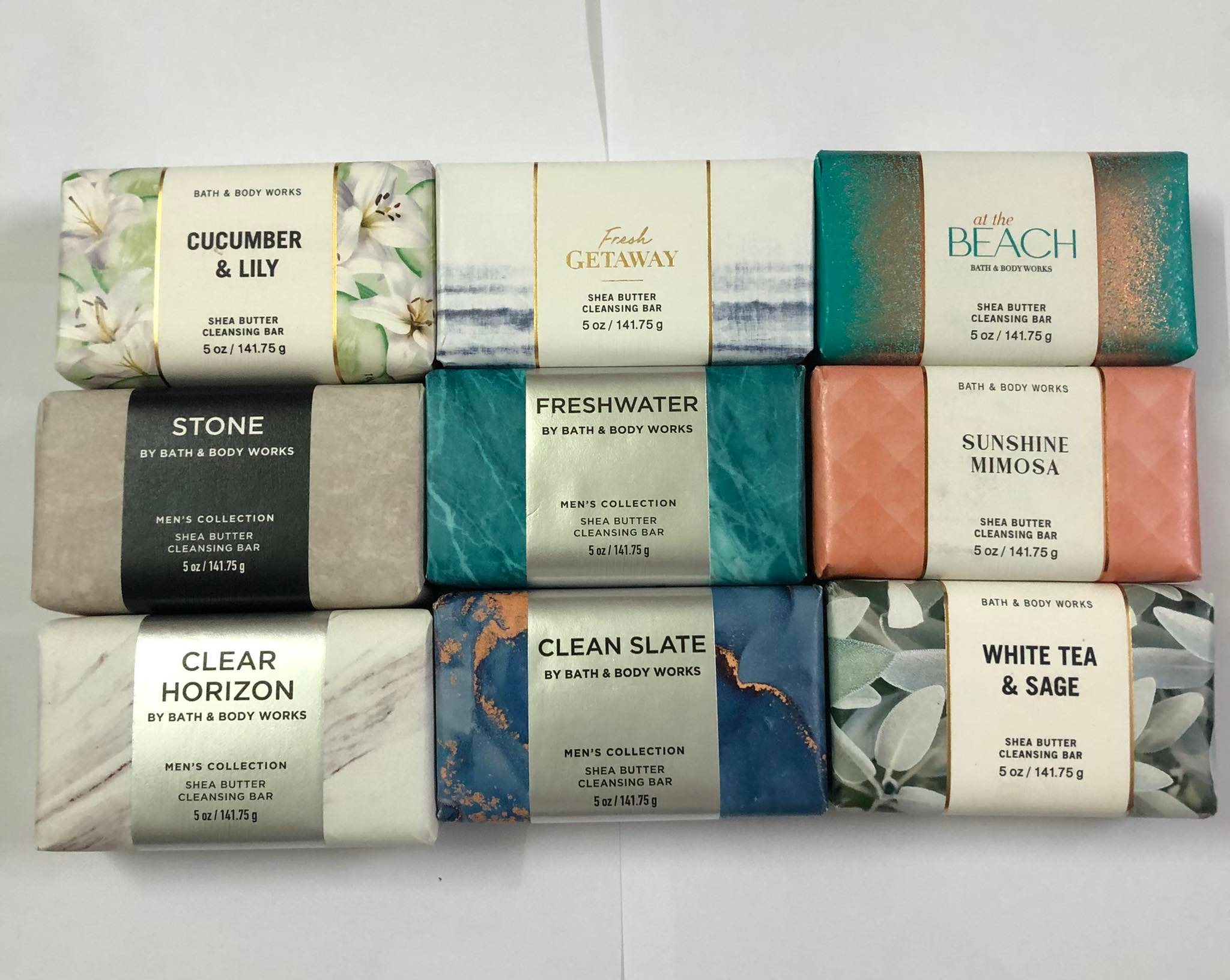 Xà bông cục bath & body works shea butter cleansing bar - mỹ