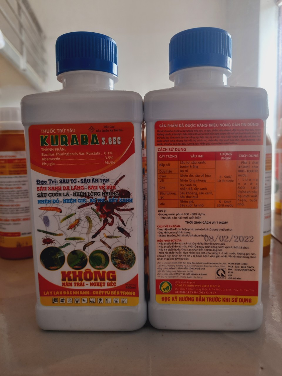 Thuốc trừ sâu sinh học Kuraba 3.6EC