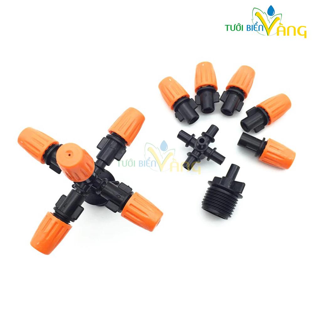Combo 10 Béc Phun Sương 5 Hướng điều chỉnh được