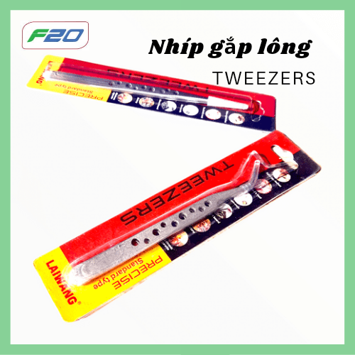 2 nhíp gắp lông tổ yến - nhíp có lỗ - loại xịn - {1 nhíp cong + 1 nhíp thẳng)