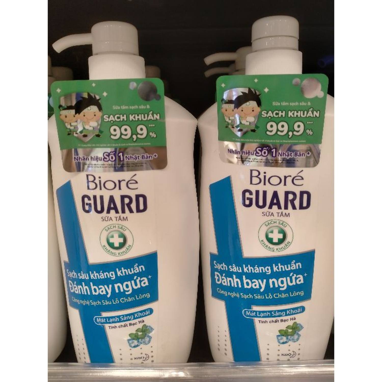 Sữa tắm biore bạc hà 800ml
