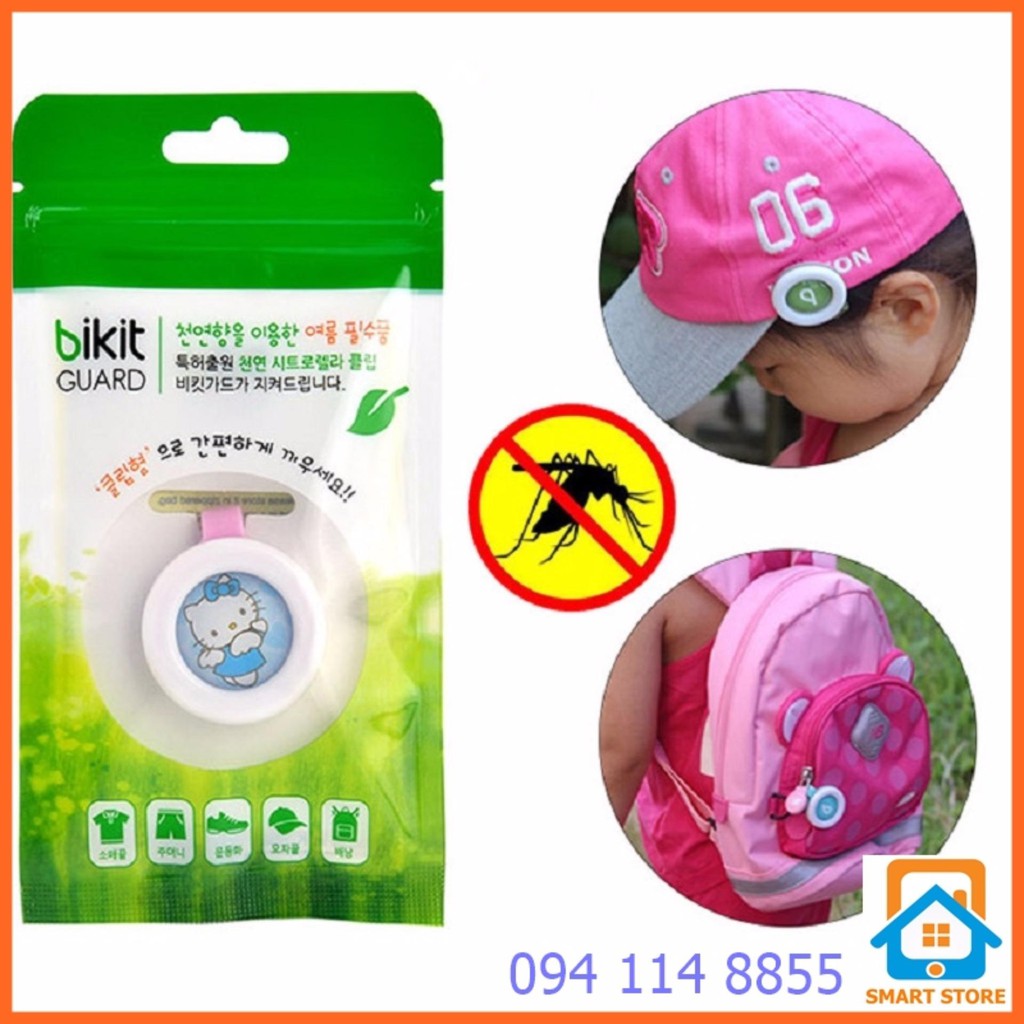 Kẹp đuổi muỗi tinh dầu cho bé