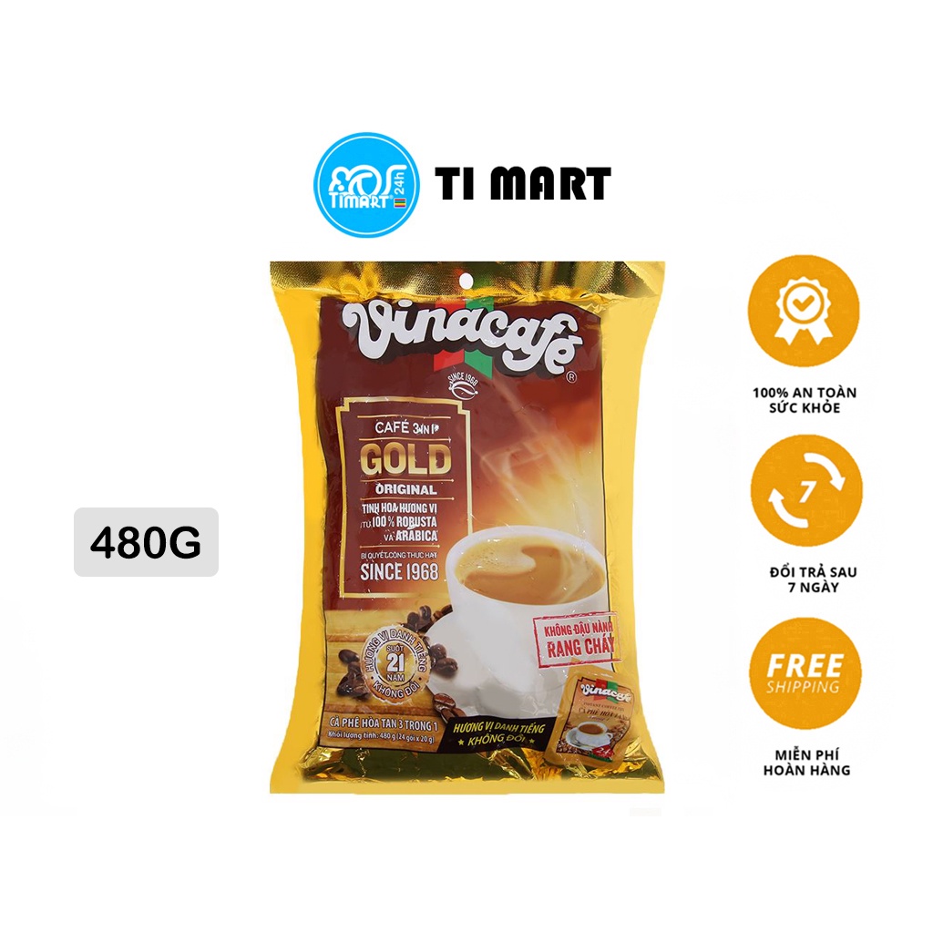 Cà phê sữa VinaCafé Gold Original 480g