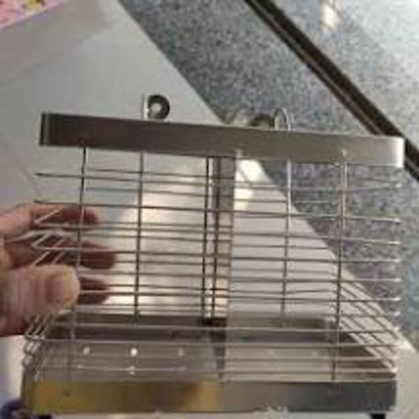 Ống cắm đũa đôi inox