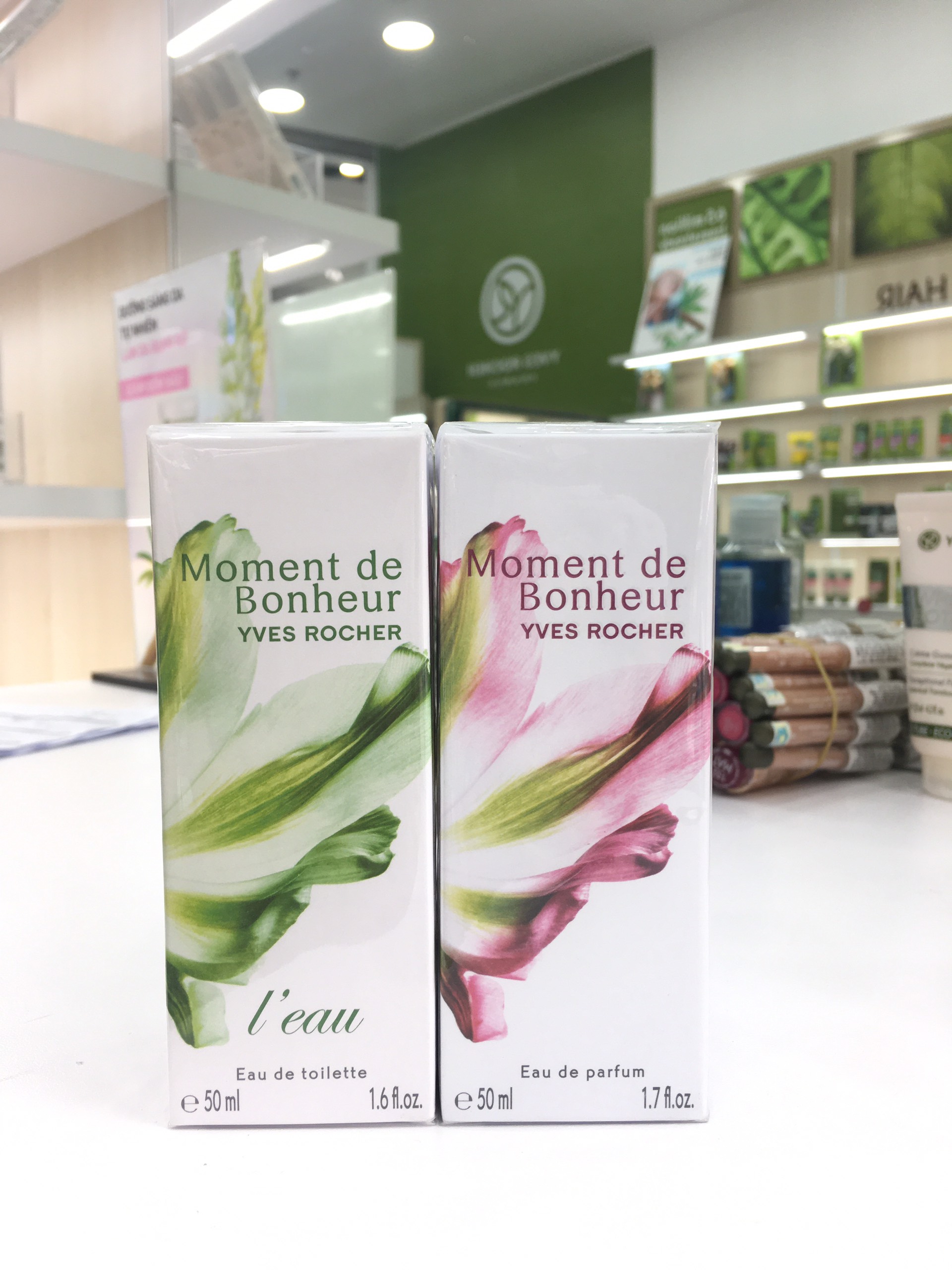 Nước hoa nữ Yves Rocher Moment de Bonheur Eau de Parfum/EDT 50ml - Phút giây hạnh phúc!