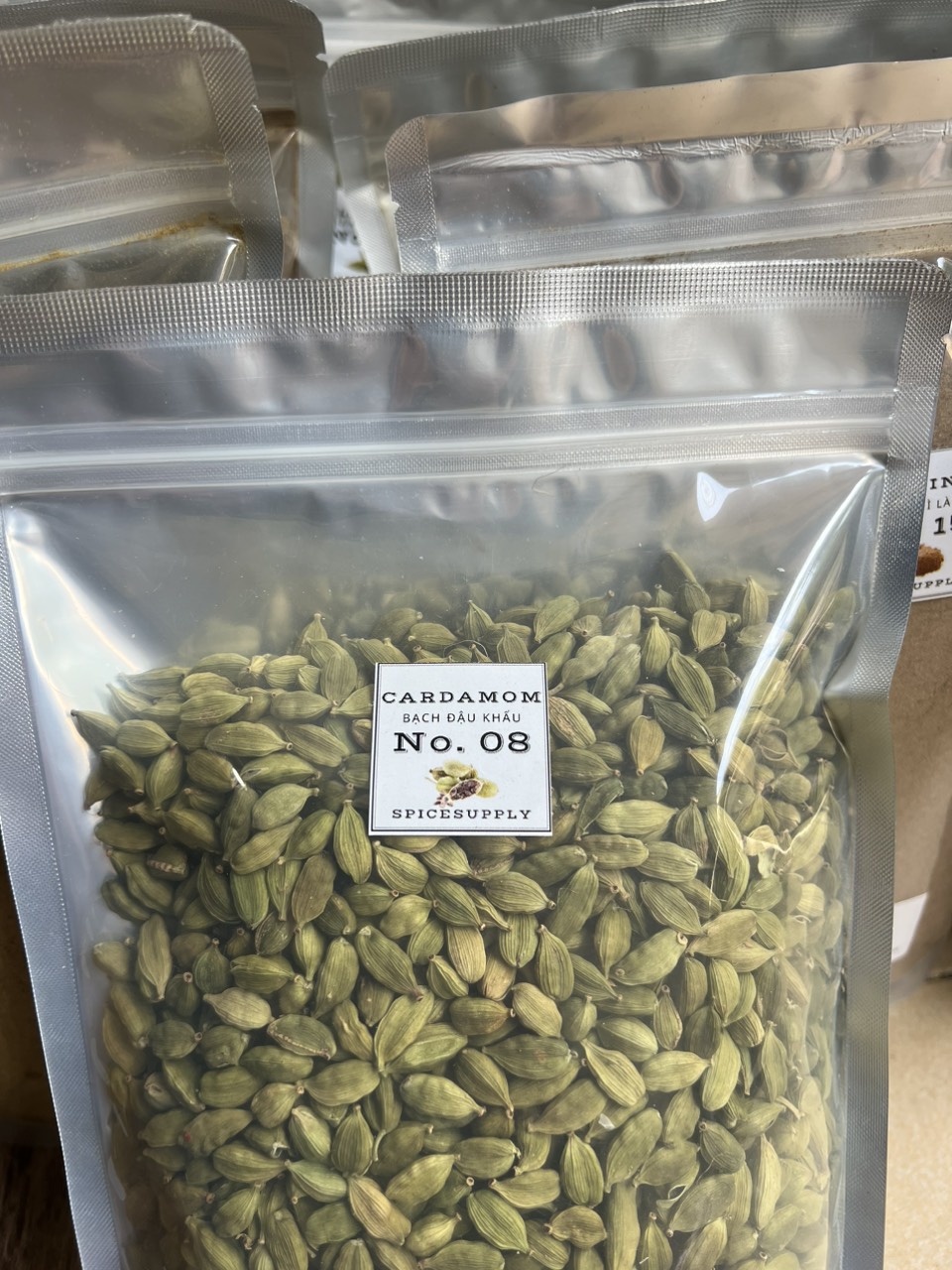 500g green cardamom - bạch đậu khấu spicesupply việt nam hạt bưởi xanh ấn độ hũ 50g 1kg 500g 250g
