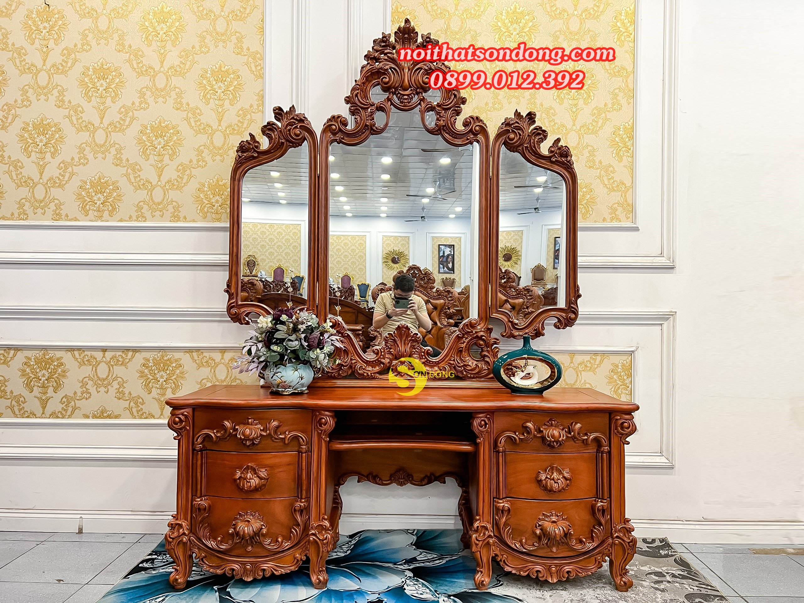 Bàn phấn hoàng gia Châu Âu Luxury 2021