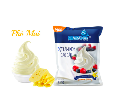 Bột làm kem tươi - kem phô mai
