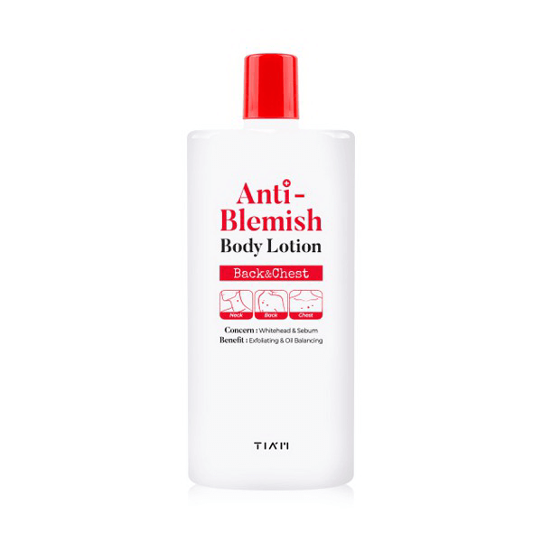 Sữa dưỡng thể chăm sóc da mụn, mờ thâm, dưỡng trắng cho cơ thể tiam anti-blemish body lotion 200ml
