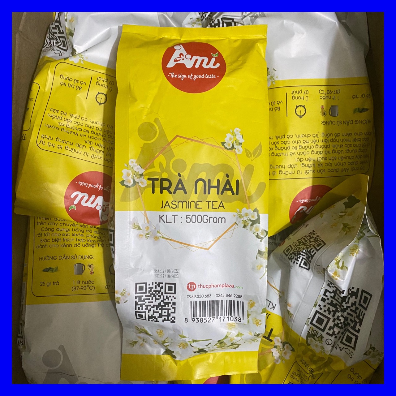 Trà nhài ami gói 500gam