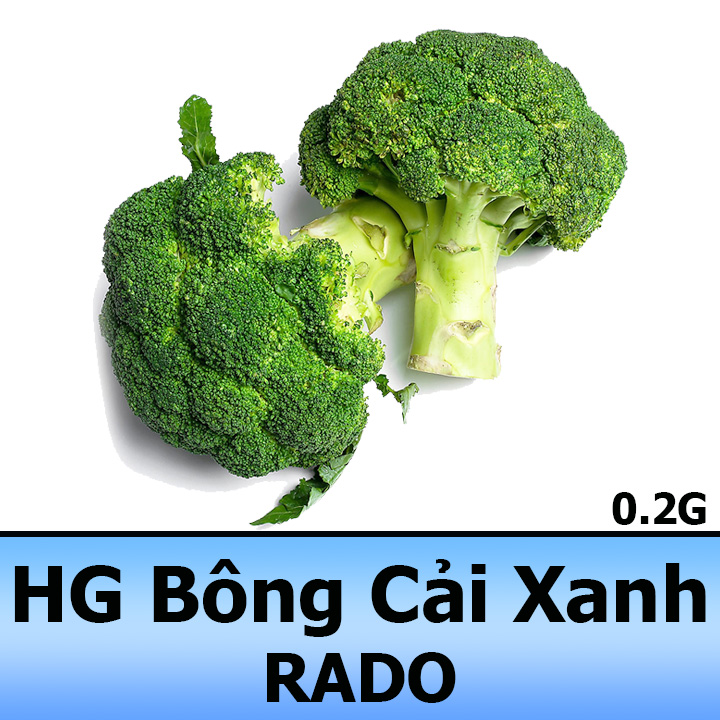 Hạt Giống Súp Lơ Xanh (Bông Cải Xanh) 0,2G Chịu Nhiệt