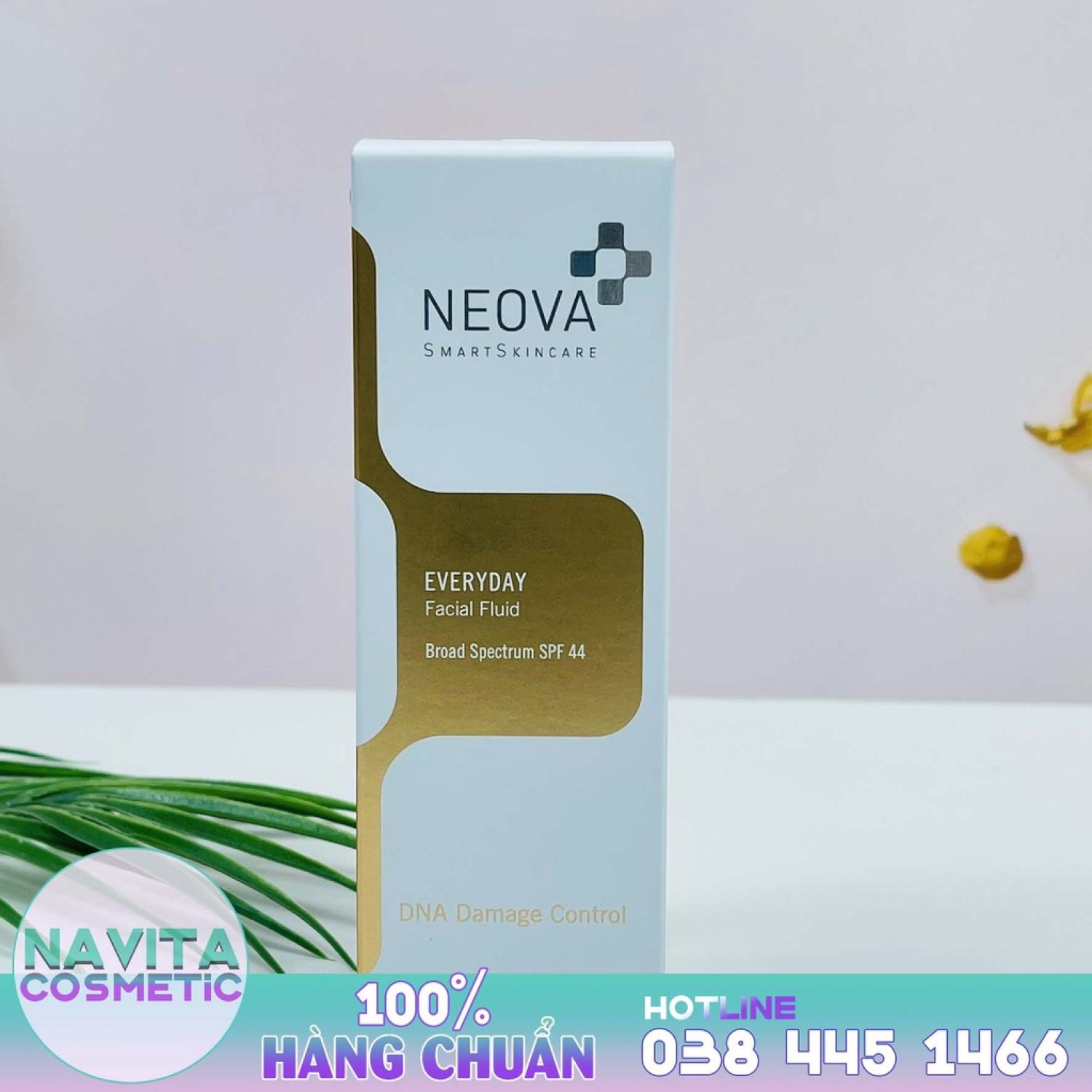 Kem chống nắng neova spf 44 dna damage control everyday facial fluid 74ml