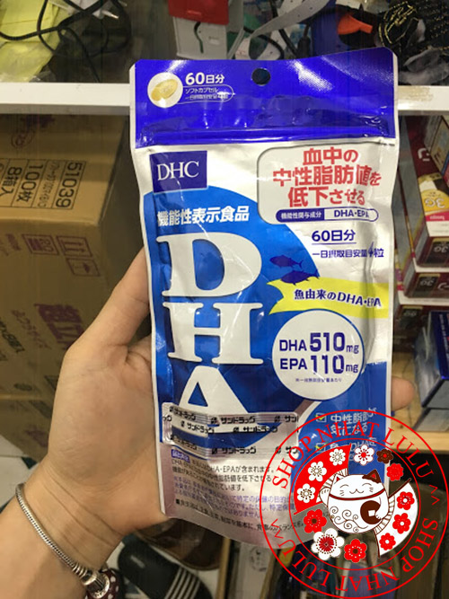 Viên uống dhc bổ sung dha epa từ cá nhật bản 60 ngày