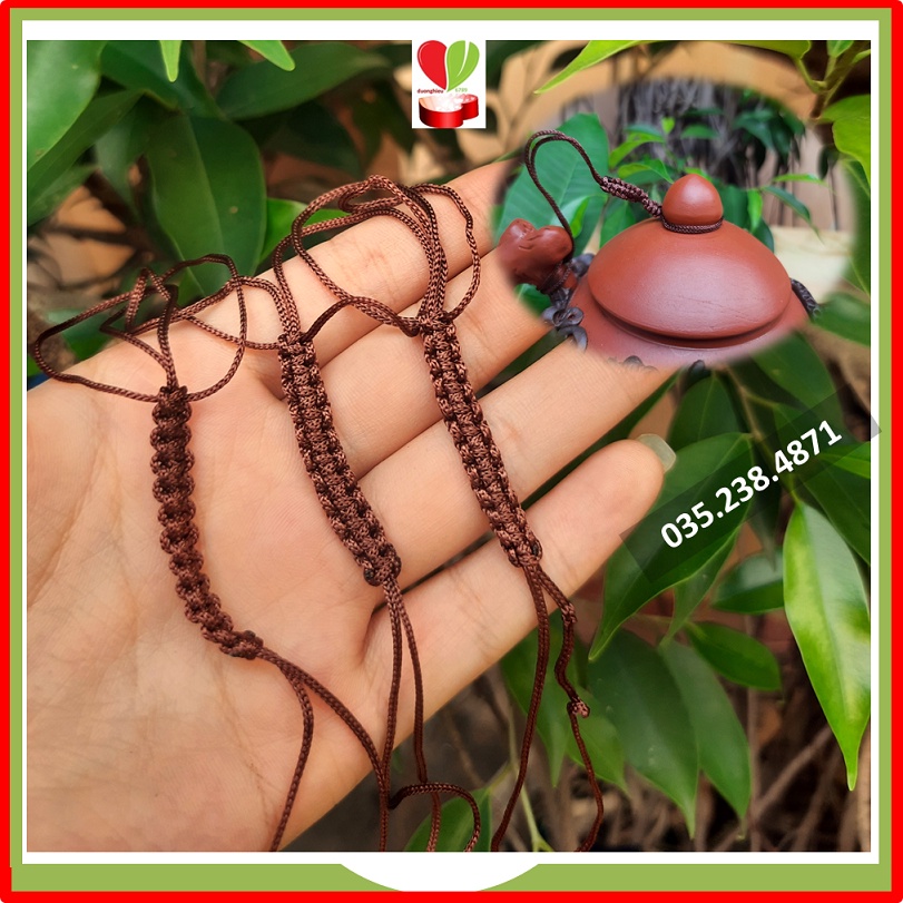 Dây buộc nắp ấm trà, chỉ buộc giữ nắp ấm chén chắc chắn - duonghieu6789