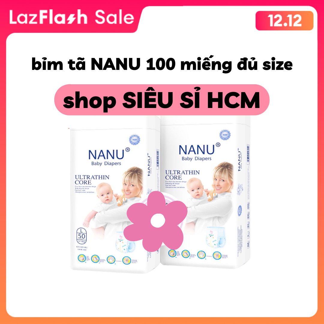 [COMBO 2 GÓI] SIÊU RẺ 100 MIẾNG TẢ QUẦN NANU XUẤT NHẬT 100M/100L/100XL/100XXL/100XXXL