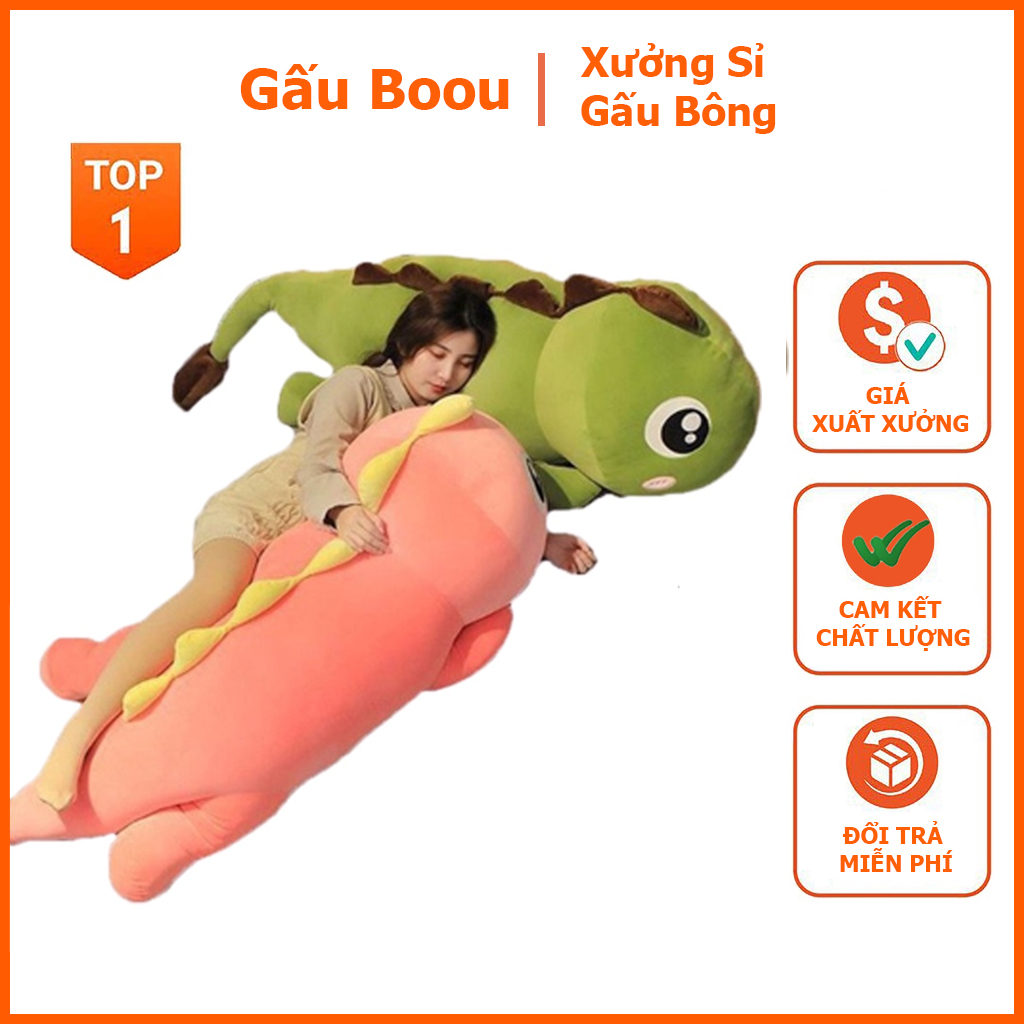_ Gấu bông to khổng lồ thú nhồi bông khủng long đuôi tim,gối ôm hình thú giá tại xưởng 65cm -1m8, gấu bông hình thú chất lượng cao, gấu bông cao cấp giá tốt , gấu ôm nằm ngủ - Gấu Boou