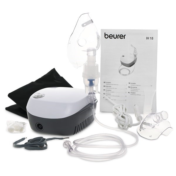 [HCM]Máy Xông Khí Dung Xông Họng Beurer IH18 Chính Hãng Chuyên Dùng Cho Trẻ Em Người Lớn An Toàn Tốc Độ Phun Thuô.c Cao Công Nghệ Phun Sương Atomizers Không Khí Nén Thông Minh. Ứng Dụng Điêu Tr.i Các Bệnh Đường Hô Hấp Hiệu Qủa