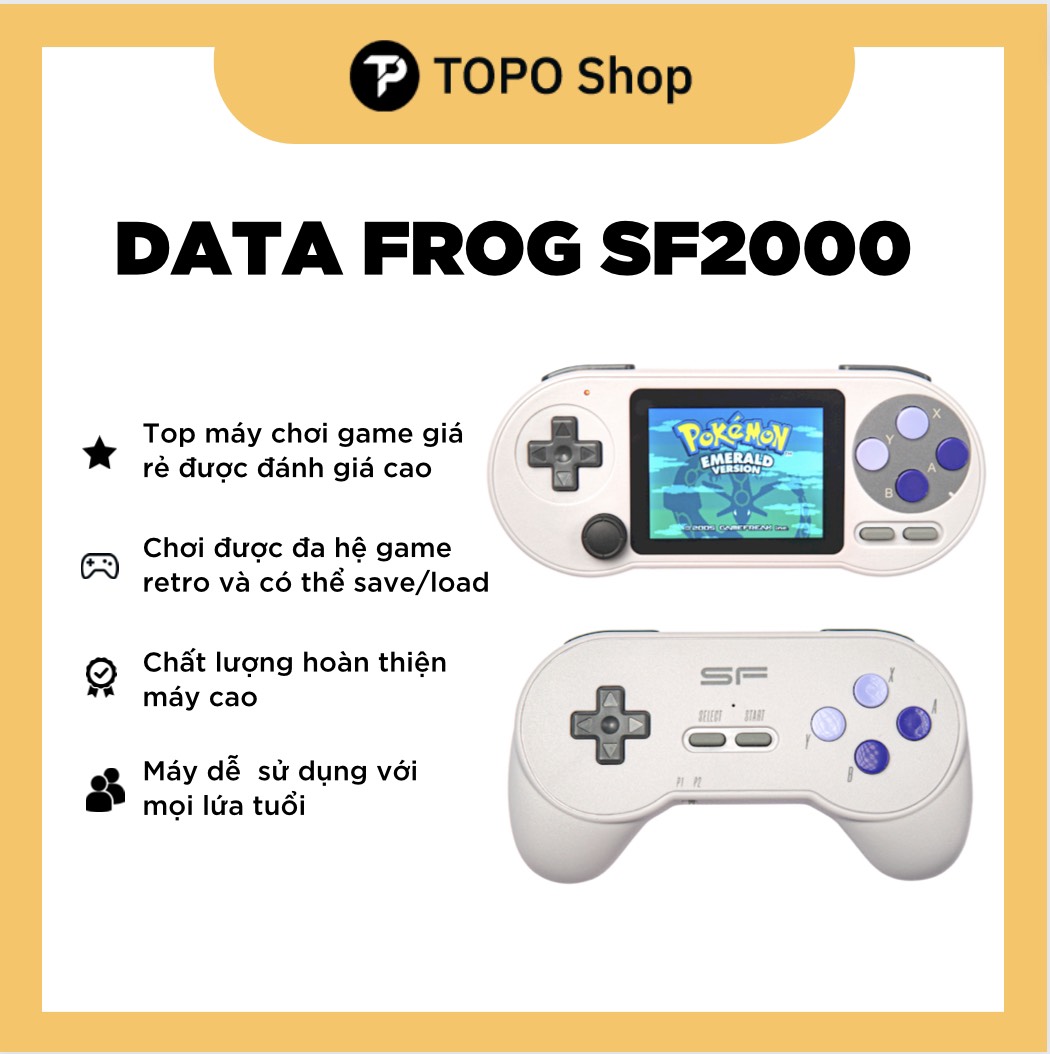 Data Frog SF2000 - Máy chơi game giá rẻ được đánh giá cao 2023