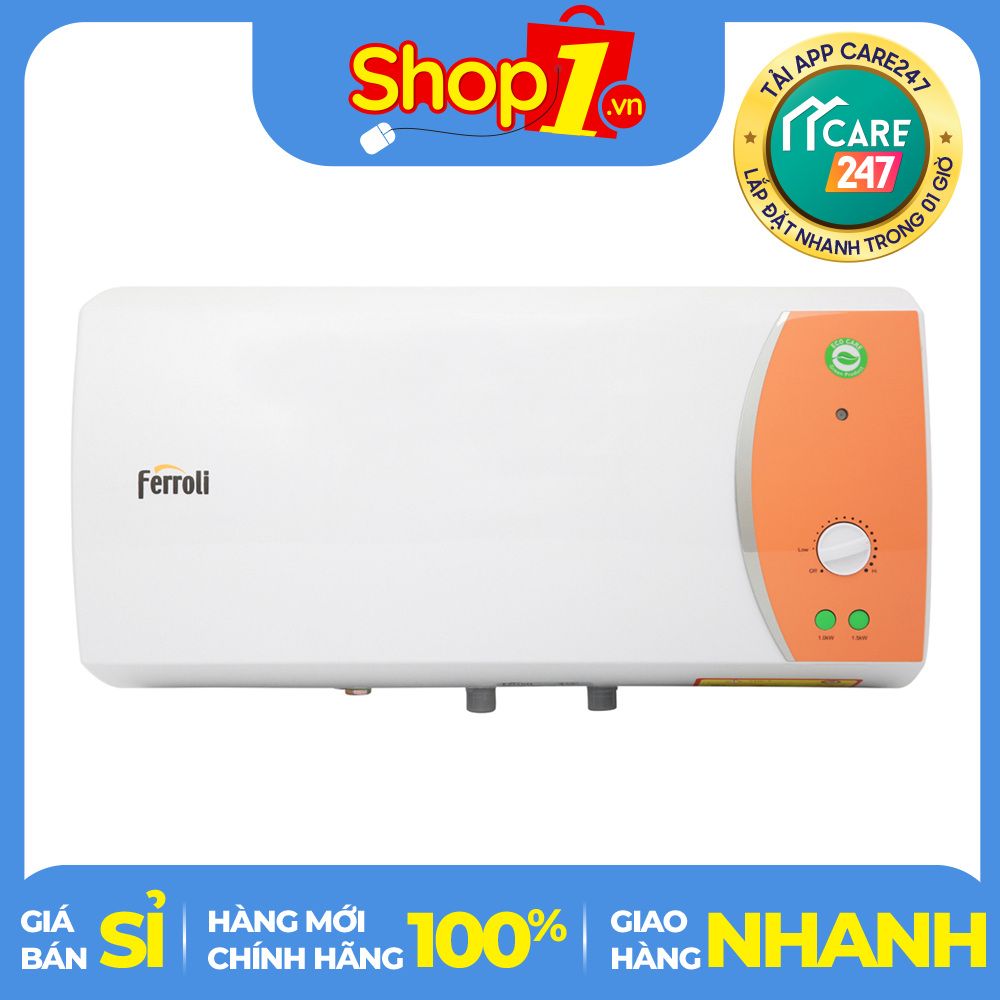 Máy nước nóng ferroli verdi 15l te -dung tích 15 lít công suất làm nóng 2500w