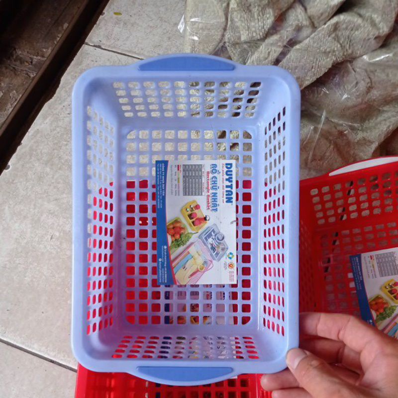 Rổ chữ nhật duy tân 1t7