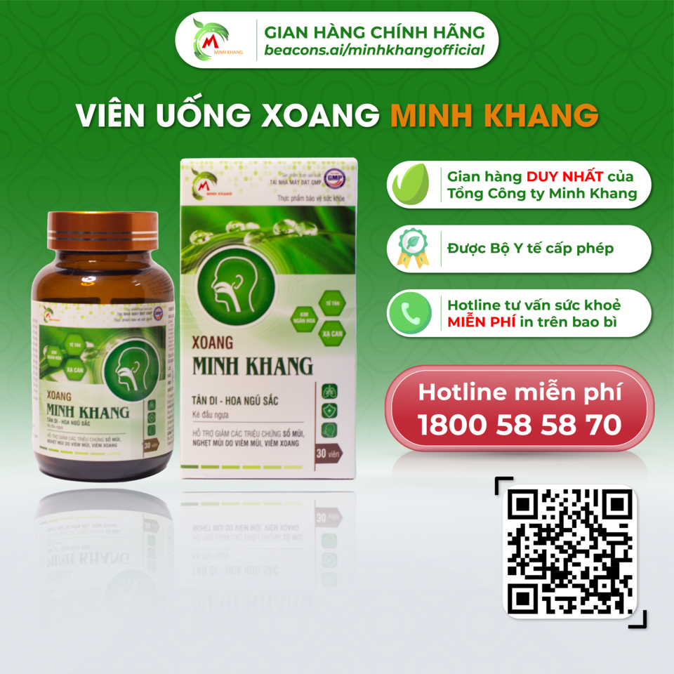 Viên uống xoang minh khang - kênh sỉ, lẻ công ty minh khang