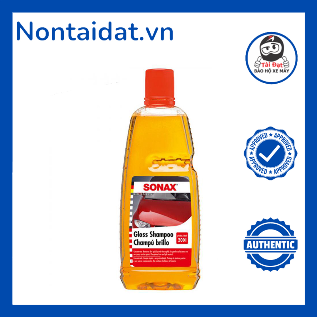 Nước rửa xe SONAX chính hãng, dung dịch vệ sinh xe máy giá rẻ