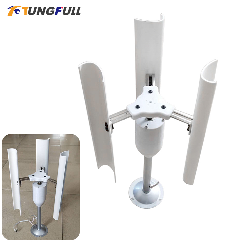 Mô hình tuabin gió trục Đứng Máy phát điện nam châm vĩnh cửu ba pha máy phát điện đồ chơi Cối Xay Gió tự làm hiển thị mô hình máy phát điện gió dọc