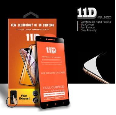 Kính cường lực 11D cho Xiaomi note 4x Full viền Đen