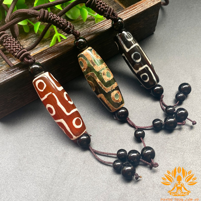 [HÀNG CAO CẤP] MẶT DÂY DZI TÂY TẠNG THIÊN CHÂU 9 MẮT MẬT TÔNG HIỆN THÂN CỦA ĐỨC HOÀNG THẦN TÀI DZAMBALA TẶNG KÈM HỘP GẤM CAO CẤP SANG TRỌNG VÒNG DZI