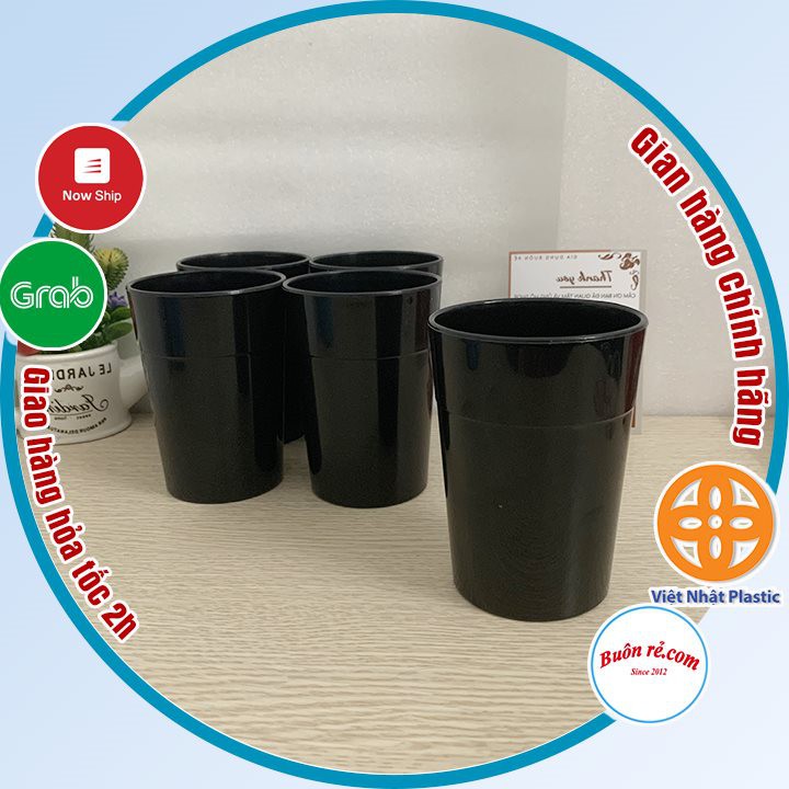 Cốc phíp nhựa uống nước Việt Nhật 330ml - Cốc nhựa chịu nhiệt cao cấp bền đẹp
