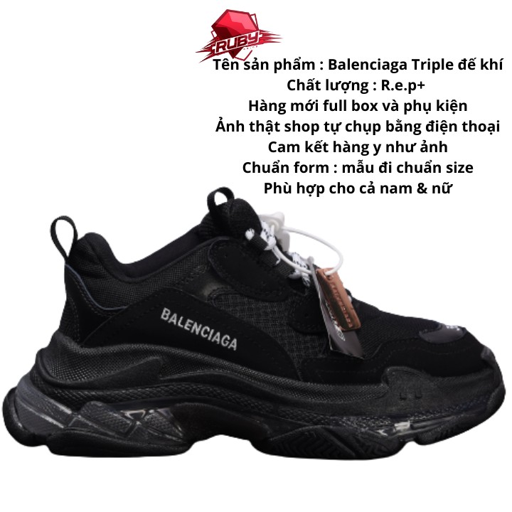 Lịch sử giá Giày Balenciaga Triple S Full Đen cập nhật 62023  BeeCost