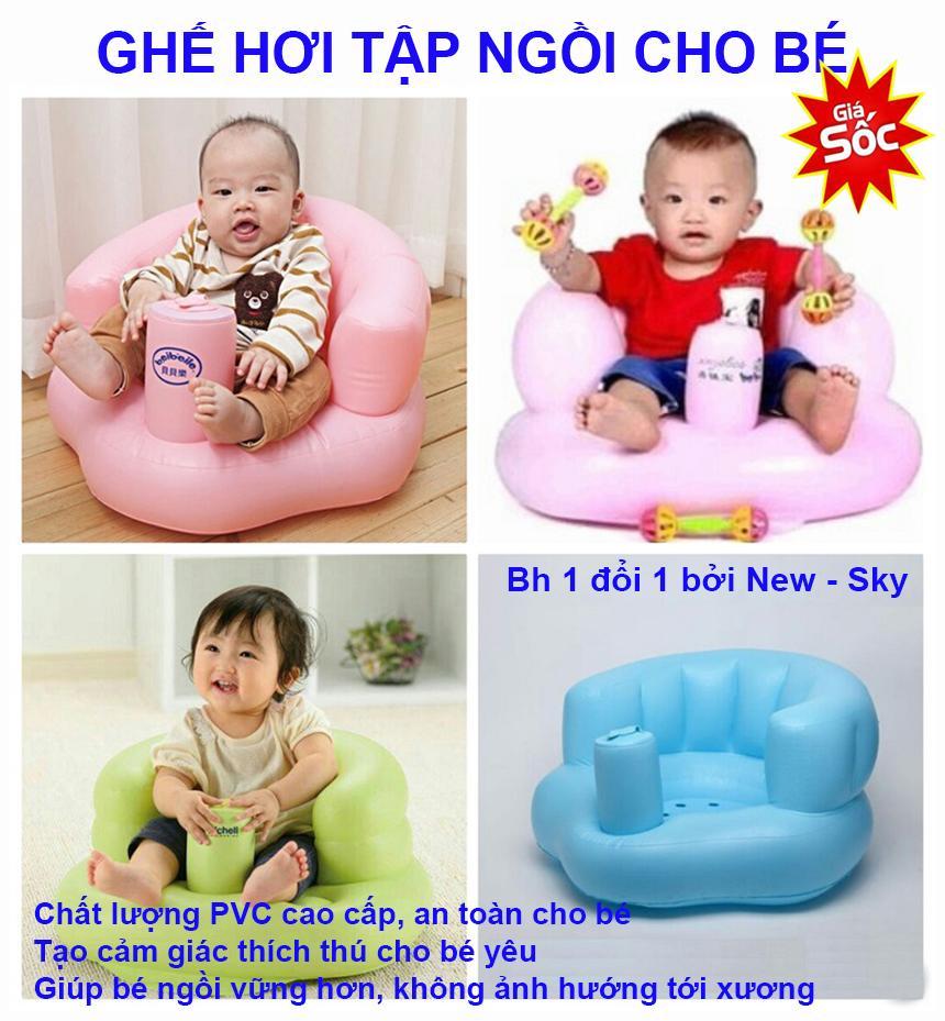 Ghế Ngồi Cho Bé Tập Ăn Dặm, Ghế Hơi, Ghế Tập Ngồi Cho Bé NSK1257 Đa Năng, Tiện Dụng, Dày Dặn, Bền, Đẹp, An Toàn Cho Bé - Bh Uy Tín 1 Đổi 1 Bởi New - Sky