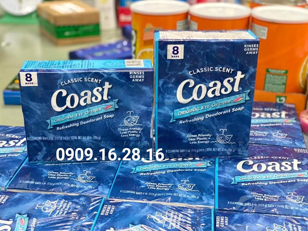 Combo 3 cục xà phòng coast mỹ