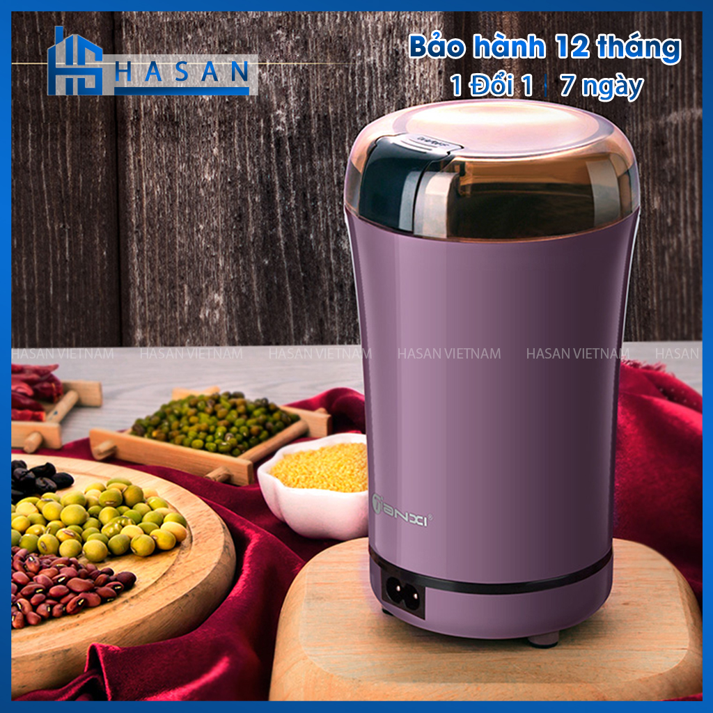 Máy Xay Cafe Hạt Cầm Tay Mini - Máy Xay Cà Phê Hạt, Hạt Tiêu, Hạt Khô, Bột Khô, Ngũ Cốc Mini Cầm Tay Đa Năng - HASAN Việt Nam