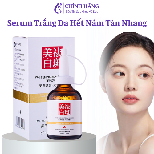 Serum dưỡng ẩm trắng da xóa sạch thâm nám tàn nhang ngăn ngừa mụn quay trở lại 50ml
