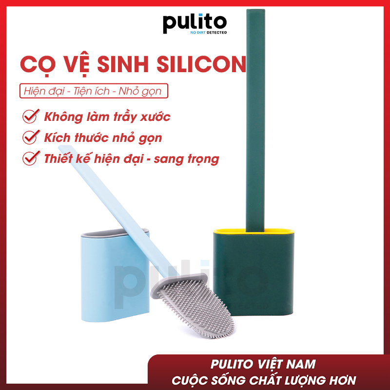 Cọ vệ sinh nhà tắm bồn cầu toilet siêu sạch chất liệu silicon CVS-T1
