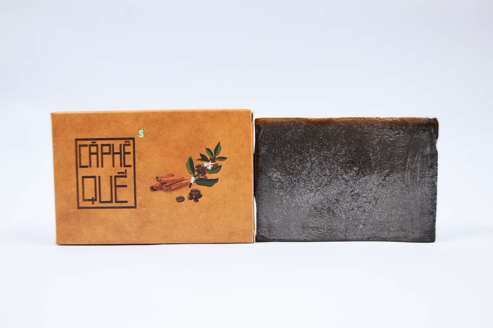 Xà Bông Xà Phòng Sinh Dược Hương Cà Phê + Quế (100g) - Bena Organic - Xà bông thiên nhiên