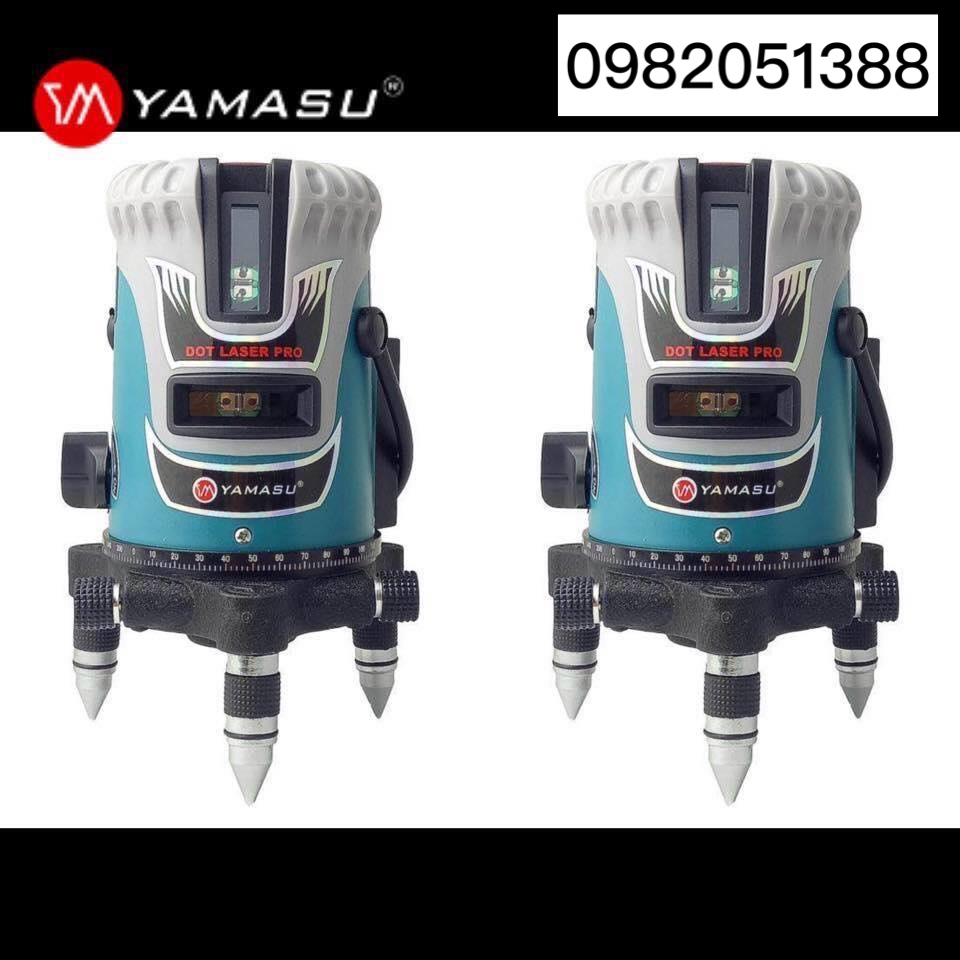 Máy cân mực, máy bắn cốt laser 5 tia xanh YAMASU YMS-777 (Tặng kèm chân nhôm 1m2)