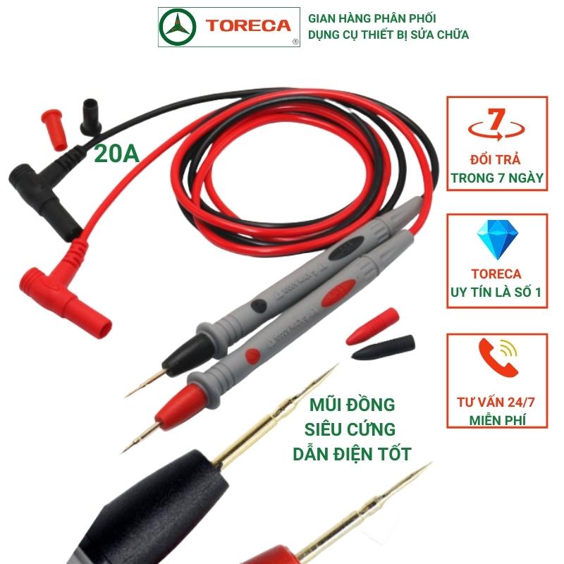 Bộ que đo đồng hồ, dây đo đồng hồ vạn năng loại tốt 1000v 20a