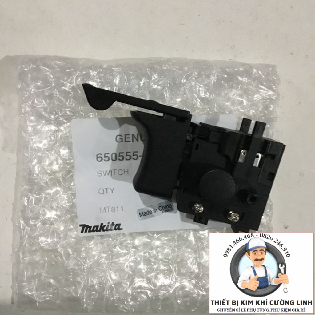 Công tắc máy khoan điện mt811/mt817 maktec makita 650555-1 hàng chính hãng ️ ️