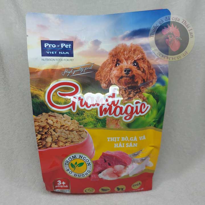 Thức ăn dành cho chó lông xù - grand magic - 1 túi / 1kg