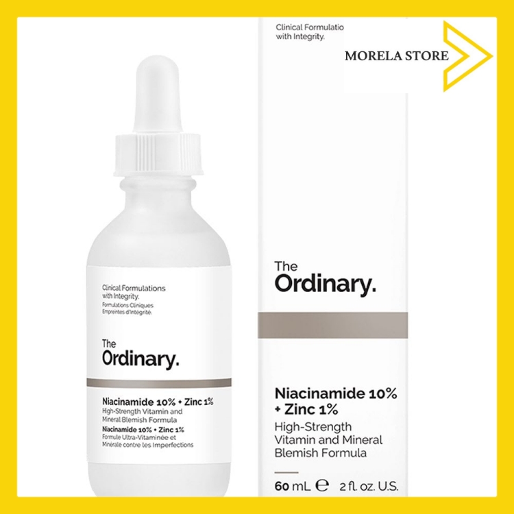 [HCM][60ml] Serum giảm mụn giảm thâm cân bằng nhờn The Ordinary Niacinamide 10% + Zinc 1%