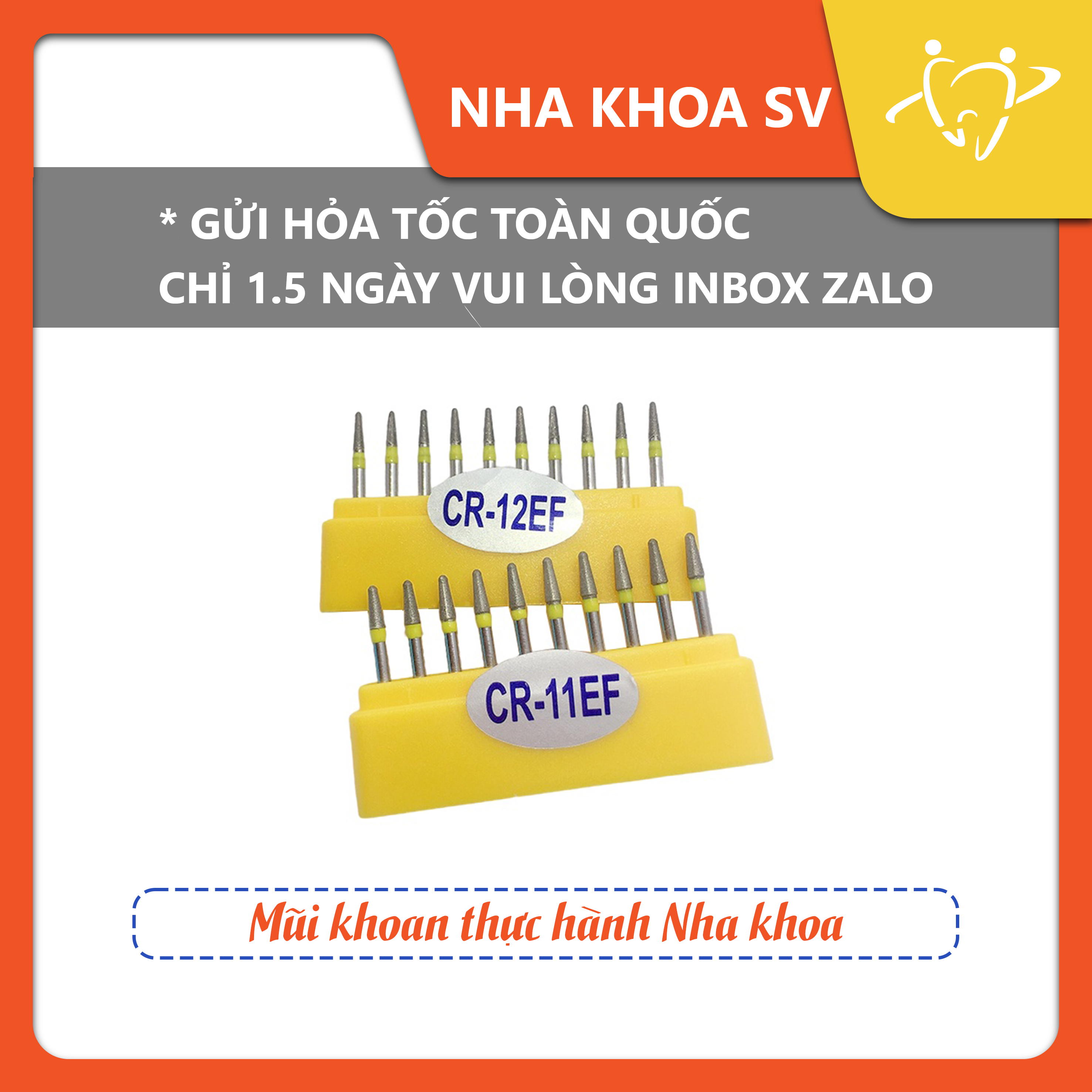 Mũi khoan thực hành nha khoa | thực tập tls và thực hành nha khoa
